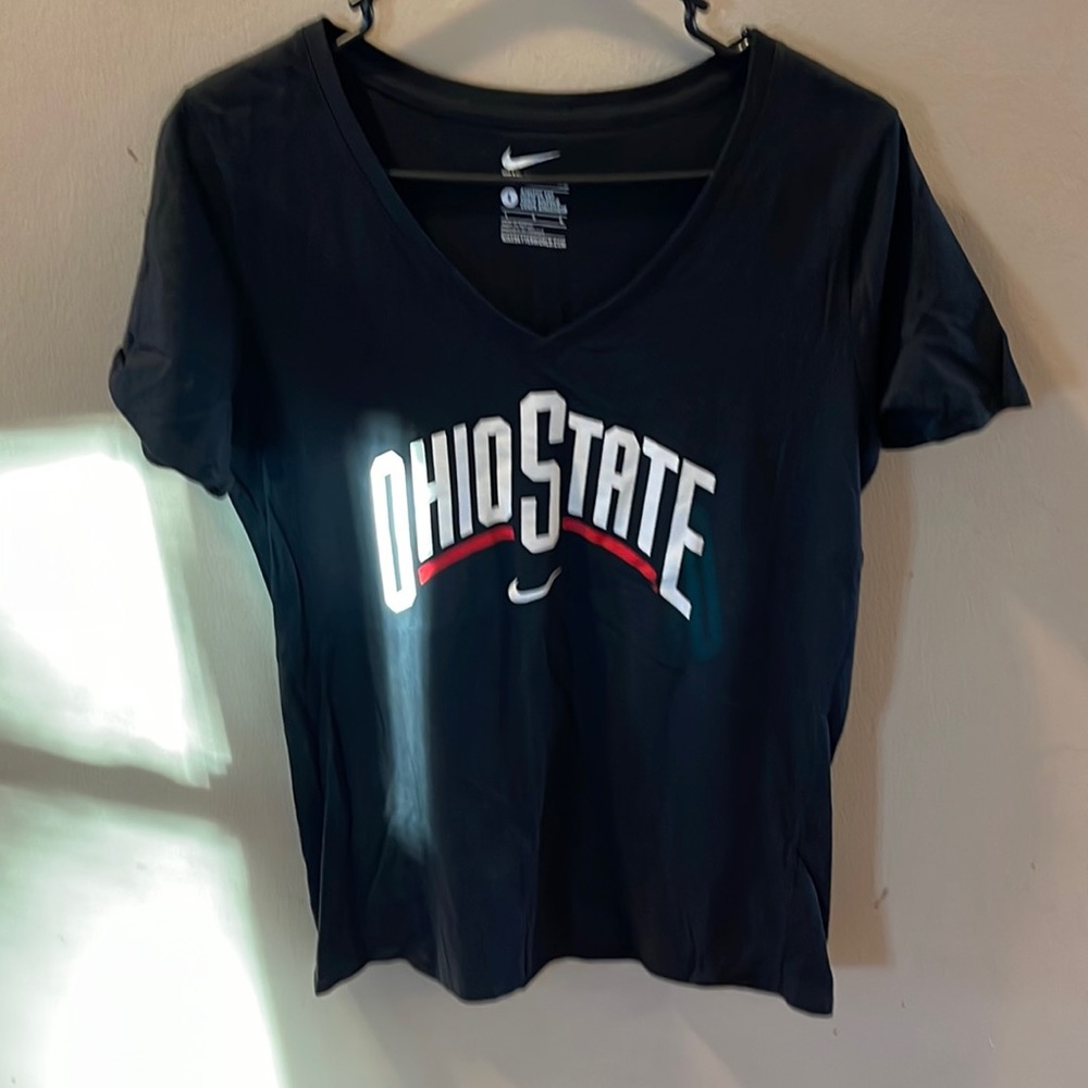 Ohio State Nike black V-neck athletic cut T-shirt